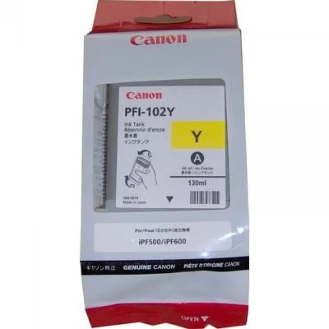 Canon Ink Cartridge PFI-102 Yellow