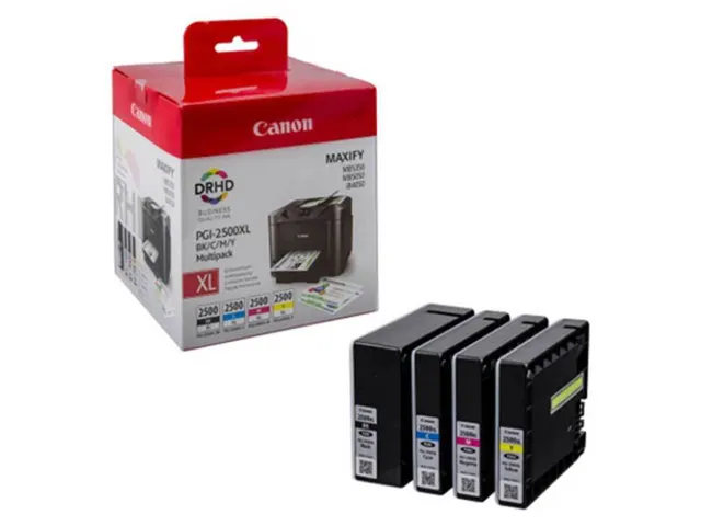 Canon Ink Cartridge PGI-2500XL Multi (Y/C/M/B)