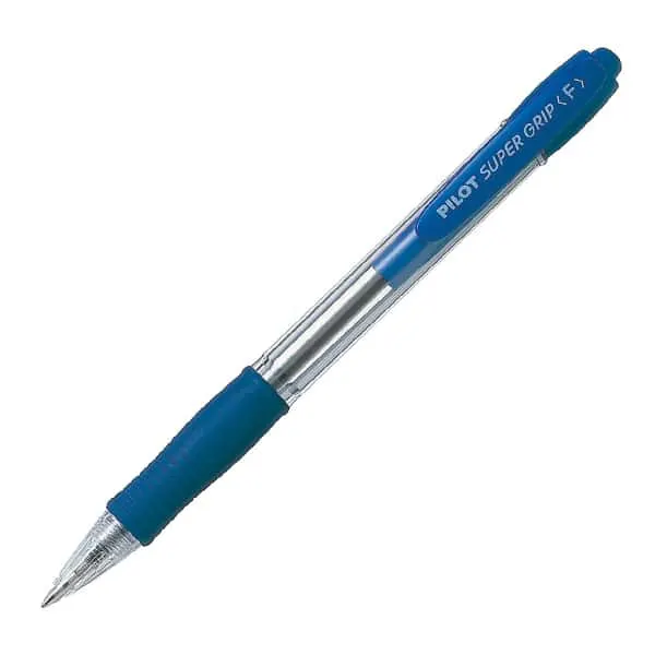 Pilot Pen Super Grip (F) Blue BPGP-10R-F-L