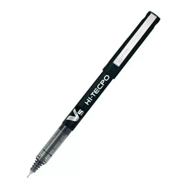 Pilot Pen V5 Hi-Tecpoint 0.5MM Black BX-V5-B