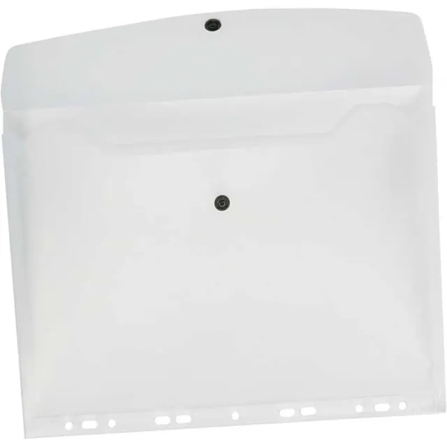 PVC Bag A4 with Button & 11-HOLES for Filling ZP045A/120-1461