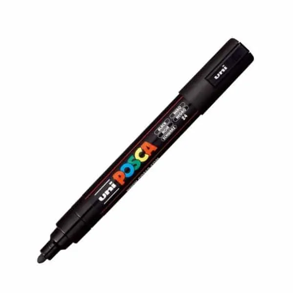 Posca Paint Marker Medium Black PC-5M