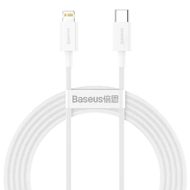 Baseus Type-C to Lightning Cable PD 20W 2M White