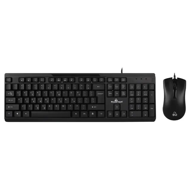 Powertech Keyboard + Mouse 1000dp Greek PT-1068