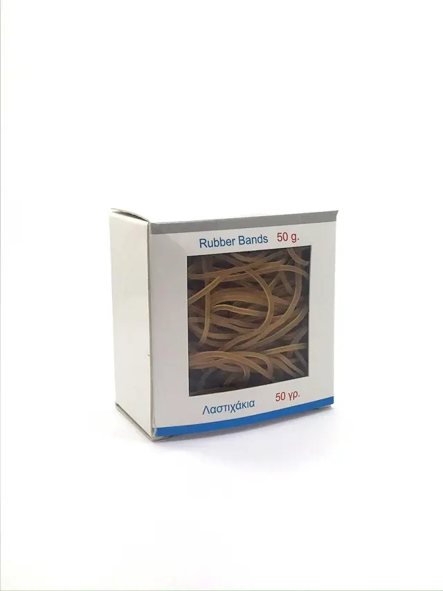 Rubber Bands 50GR Box 80X1.3MM