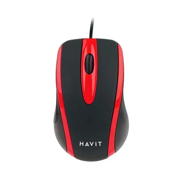 Havit Wired Mouse HV-MS753 Black/Red
