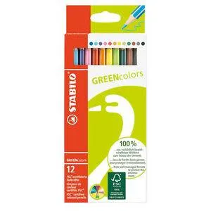 Stabilo Color 12PCS Pencils Box Green
