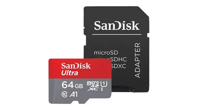 Sandisk Ultra microSDXC 64GB + SD Adapter 140MB/s A1 Class