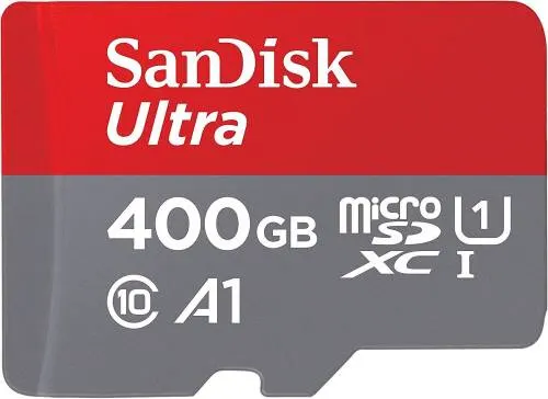 SanDisk 400GB Ultra microSDXC Uhs-I Memory Card with Adapter