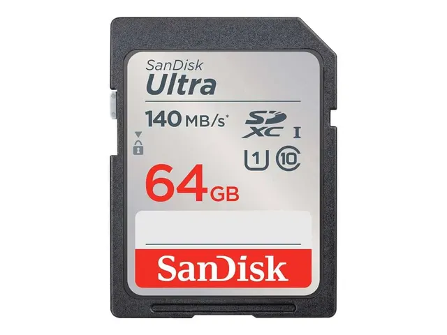Sandisk Ultra SDXC 64GB 140MB/s Class 10 Uhs-