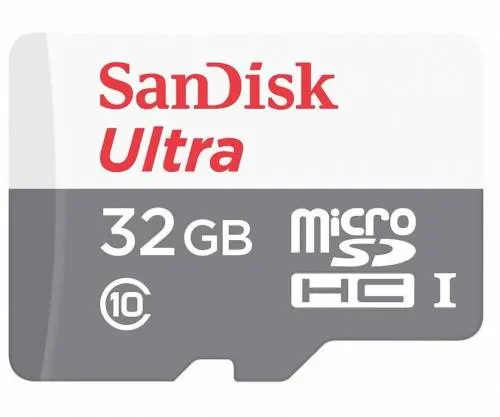 Sandisk Ultra Android microSDHC + SD Adapter 32GB 80MB/s Class 10