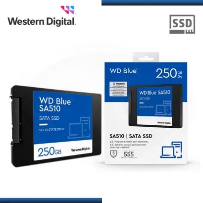 Western Digital SSD 250GB 550/525 Blue WDS250G3B0A