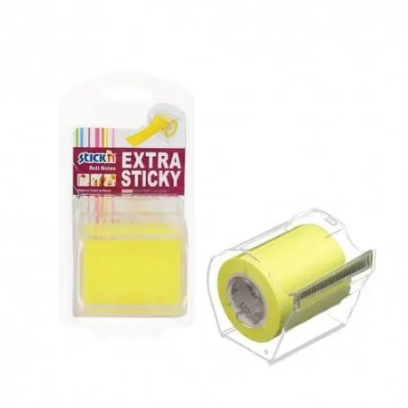 Stick Notes Roll/Dispenser 50MMX10M Lemon N.21692