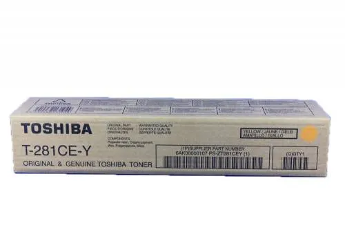 Toshiba Copier Toner T-281Y Yellow