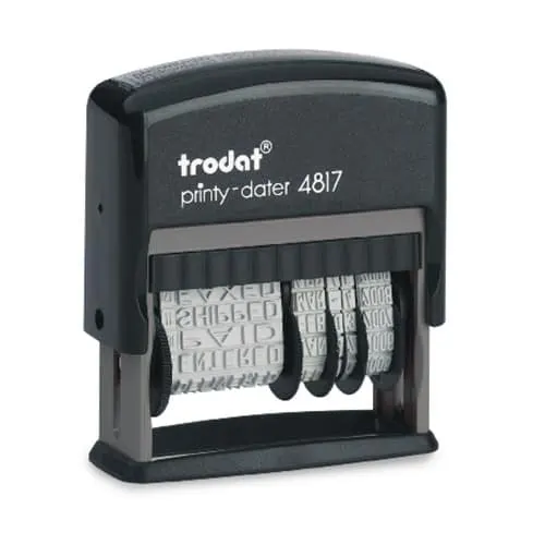 Trodat Printy 4817 Phrases&Date