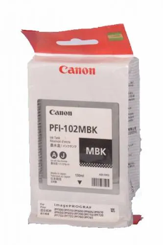 Canon Ink Cartridge PFI-102 Matte Black