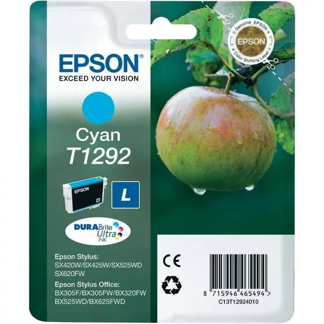 Epson Ink Cartridge T1292 Cyan
