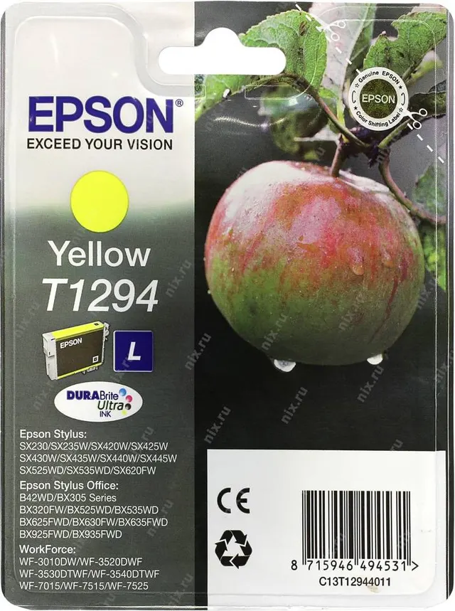Epson Ink Cartridge T1294 Yellow