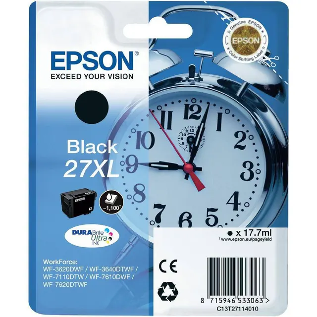 Epson Ink Cartridge T2711 (27XLBK)