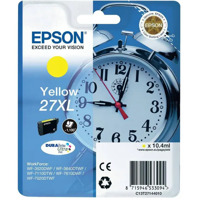 Epson Ink Cartridge T2714 (27YELLOW XL)