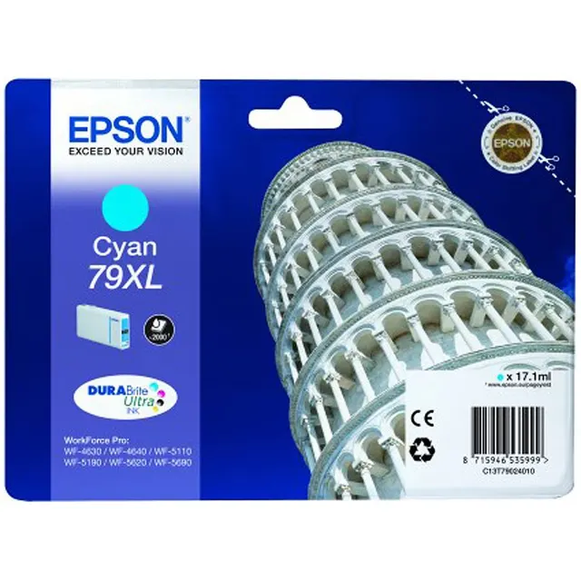 Epson Ink Cartridge 79XL Cyan