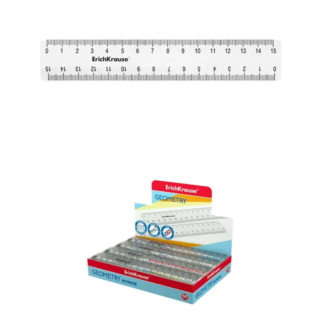Erichkrause Ruler Clear 15cm 52973
