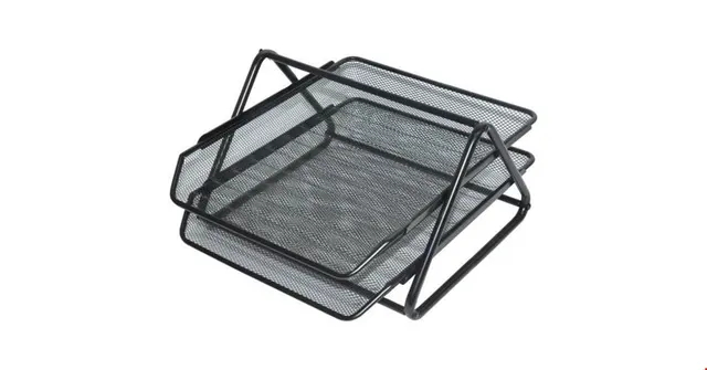 Telleno 2-TIER Tray Silver /Black