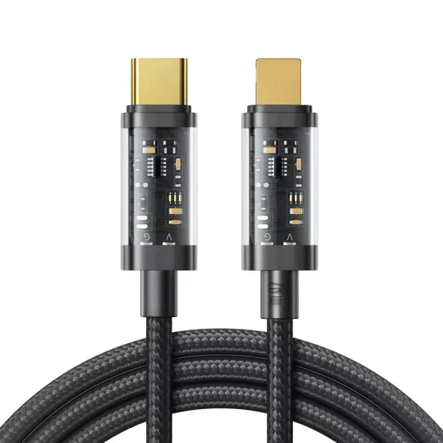 Joyroom Fast Charging Cable Usb-C to Usb-C 100W 1.2M Black S-A12