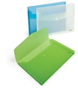 Forpus Dogument Bag A4 Expanding Blue (150PAGES) F21622