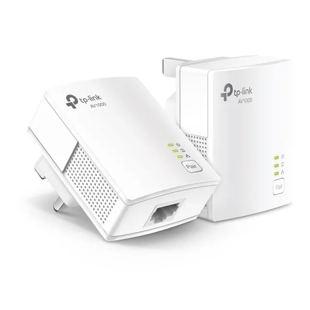 Tp-Link AV1000 Gigabit Powerline Starter Kit TL-PA7017 Kit UK Plug