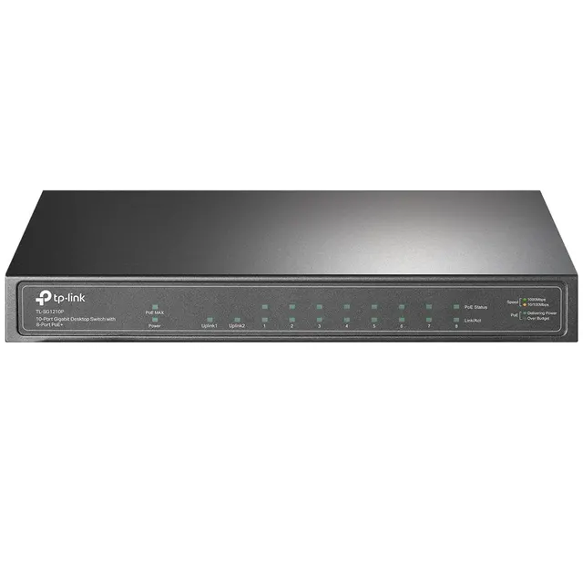 Tp-Link 10-Port Gigabit POE+ Switch - TL-SG1210P