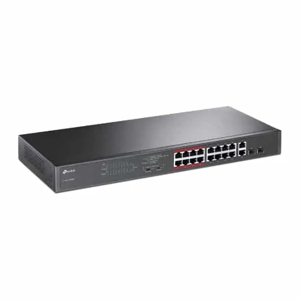 Tp-Link 8-Port Gigabit Rackmount Switch with 16-Port POE+ - TL-SL1218MP