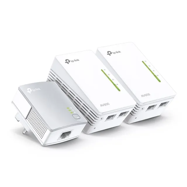 Tp-Link Powerline Wpa 4220T Kit AV600 Extender KIT(3 pcs)