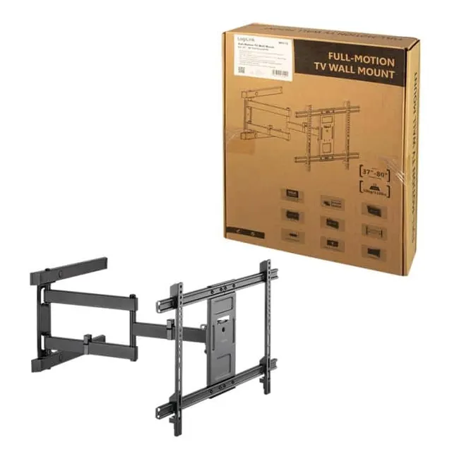 Logilink BP0113 TV wall mount, 37-80", tilt, swivel, 50 kg max.