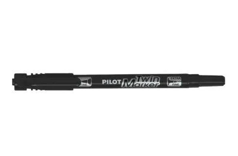 Pilot Marker Twin Extra Fine Black Sca-Tm-B