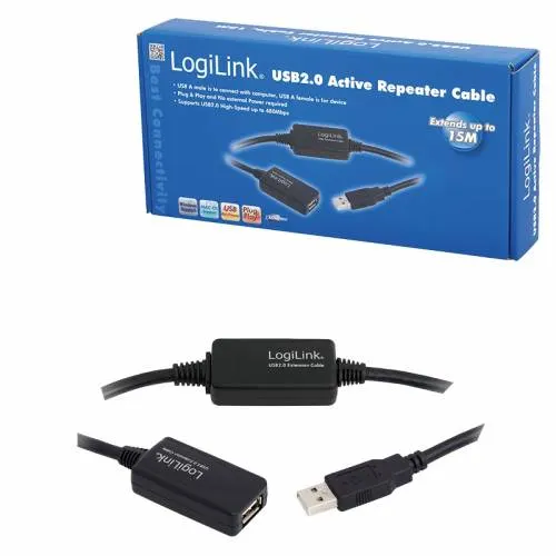 Logilink Repeater USB2 15M UA0145