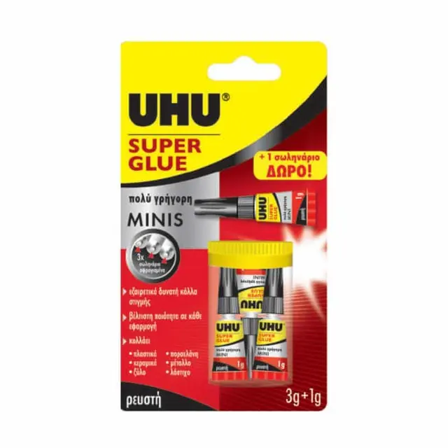 Uhu Super Glue Mini (3X1G) N.45415