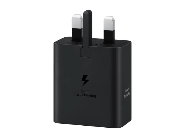 Samsung Original UK Usb-C Power Adapter 45W EP-TA845XWEGEU Black