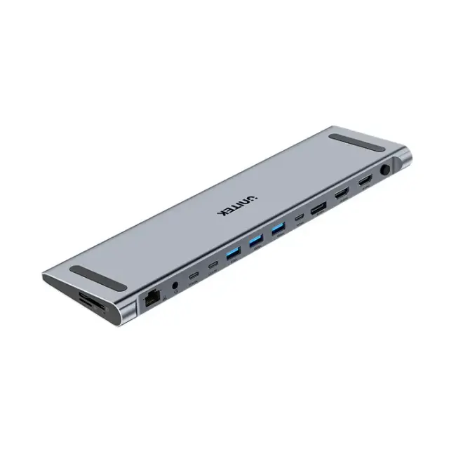 Unitek 15 in 1 Type-C Docking Station 2xHDMI, Dp,Audio, USB3.0 x 3, Usb-C x 3, RJ45 D1106A