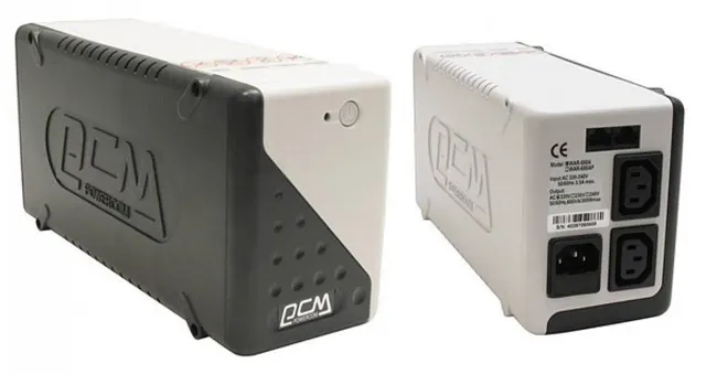 Powercom UPS WAR-1000AP Line Interactive 2x Iec C13 Sockets/2xRJ11/1xBattery 12V7AH