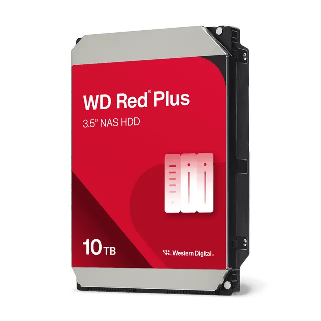 Western Digital HDD 10TB Sata 3.5'' Red Plus 512MB/7200RPM WD100EFGX