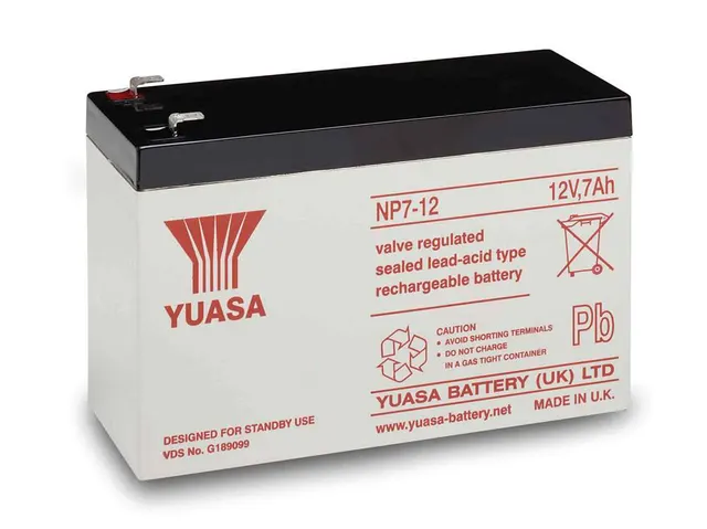 Yuasa Battery 12V/7AHR