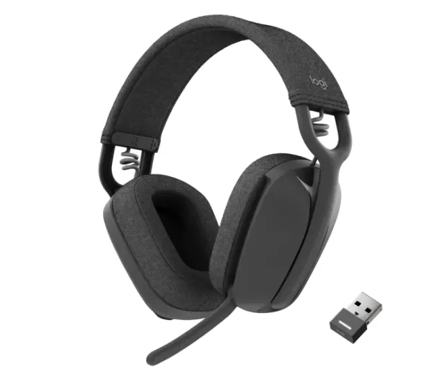 Logitech Zone Vibe 125 Headset Full Size Bluetooth Wireless Graphite 981-001126